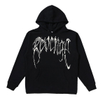 2021 Uus Euroopa ja Ameerika K&auml;ttemaksukolju Luu Prindiga Trendikas Kapuutsiga Kampsun Hoodie Fliis Meeste ja Naiste Sama S valge