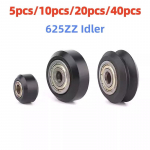 5/10/20 tk CNC POM-rattad POM-rattad koos 625ZZ t&uuml;hik&auml;igurattaga Hammasratas Passiivne &uuml;mmargune ratas Perlin-ratas Ender 3 CR10 profiilile 5pcs