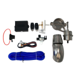 Kaugjuhitav universaalne auto v&auml;ljalasketoru uuendus: Sportauto Heli T&auml;navat Raputavate S&uuml;gavate Helilainetega First-gen valve assembly (51mm) black