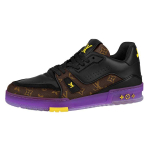 LOUIS VUITTON X Lakers Lv tossud 'Pruun monogramm musta ja lillaga' 1A8WJ6 41.5 black