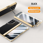 Galvaniseeritud Vedruga Liigendiga Lihtne Nahast Karastatud Klaasist Kaitse&uuml;mbris Samsung Z Fold 6 Galaxy Z Fold6 jaoks K&otilde;ik-&uuml;hes Kate For Z Fold 6