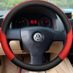 Auto roolikatte punutud nahast Volkswagen VW Golf 5 V Golf Plus Polo Jetta Tiguan Touranile Roolikatte &uuml;mbris
