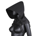 Euroopa Ja Ameerika Halloweeni Volditud Keep, Keskaegne Cosplay Kapuutsiga Mask-nokk M&uuml;ts One size fits all black