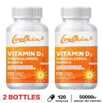 Coolkin D3-vitamiini 50 000 IU kapslid (120 arv) &ndash; Igap&auml;evane tervisehoid 120*2