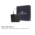 COACH City 33 T&ouml;&ouml;kotta kott Signature Suure L&otilde;uendi Must 5696-SVTSQ One Size 2 black
