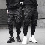 Meeste P&uuml;ksid Cargop&uuml;ksid Streetwear Dressip&uuml;ksid Mitmetaskulised P&uuml;ksid Meeste Vabaaja P&uuml;ksid Suvep&uuml;ksid XXXL must