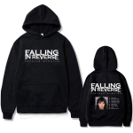 Kuulus Falling in Reverse Populaarne Monster Albumi Graafiline Huppar Ronnie Radke Hupparid Mehed Naised Rock Metal &Uuml;legabariidiline Streetwear L black