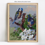 HUACAN Teemantmaal Ristpistes Linnud Teemanttikandid Loomad 5D DIY Mosaiic 20*30 cm