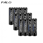 PALO 12tk Originaal 3A AAA Laetav aku 1100mAh 1.2V AAA NIMH Laetavad akud 3A 1100mah aku 12PCS
