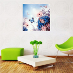 Teemantmaal Armas liblikas ristpistes Teemanttikandid Teemandid Kleebi Kodu seinakaunistus 30x30CM