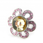 Les Tr&eacute;sors De Lily [E5123] &ndash; s&otilde;rmus 'Aurore' Rose Amber Heleroosa