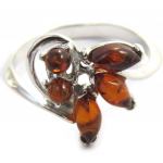 H&otilde;bes&otilde;rmus  Inspiration  merevaigukollane (roodiumiga kaetud) - 13x11 mm 52 h&otilde;be