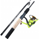 Sougayilang Spinning 12BB &Otilde;ngeritvade &Otilde;ngeridvad S&uuml;sinikkiust Teleskoop &Otilde;ngeridvade Rullid 2.1 rod&reel 1000 roosa