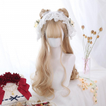 Lolita pikad lokkis juuksed 60cn kuumakindel tukk, s&uuml;nteetiline cosplay parukas peole