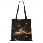 Klassikaline koomiks Le Petit Prints Fox Rose Print Naistele Totes Naistele Causal Vaba aeg K&auml;ekott &Otilde;lakott &Ouml;ko ostukotid &Otilde;ues