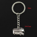 Moodne 30 mm v&otilde;tmehoidja metallist v&otilde;tmehoidja v&otilde;tmehoidja ehted antiikkattega Londoni bussiauto 20x25 mm ripats h&otilde;be