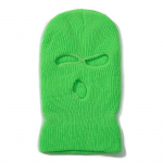 Unisex Balaclava T&auml;iskaaneline Suusa N&auml;omaski M&uuml;ts 3 auguga Talvem&uuml;ts Taktikaline Tuulekindel soonik kootud Beanie Hip Hop Talvine Soe M&uuml;ts One Size fluorestseeruv roheline v&auml;rv