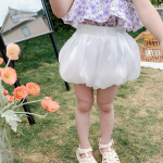 Lapsed T&uuml;drukud L&uuml;hikesed p&uuml;ksid K&otilde;rge v&ouml;&ouml;kohaga Pumpkin P&uuml;ksid Lapsed Sweet Bloomers 9