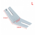 1 tk &Otilde;mblust&ouml;&ouml;riista vabastusplaadi nupp Pilliroo pressjala h&uuml;ppaja &otilde;mblusmasinate tarvikud &Otilde;mblusmasina jalad SIZE L