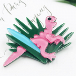 Blucome Cartoon dinosauruse pross akr&uuml;&uuml;list Velociraptor dinosauruse tihvt kottkost&uuml;&uuml;mi jaoks uusaastakingitus punane