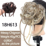 LUPU &uuml;lipikad r&auml;pased Chignon juuksekumbud elastse juuksepaelaga naistele, pikendustega juuksepaelad