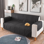 Koer Lemmikloomad Diivani kate pestav eemaldatav r&auml;tik k&auml;etugede diivani katted katted Diivan 1/2/3 istekohaga 3 Seats (190x195cm) must