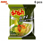 Mama kiirnuudlid kana rohelise karri maitsega 55 g x 6 tk / 12 tk / 24 tk - Tai toit 55 g x 6 pcs
