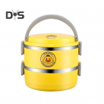 Suure mahutavusega l&otilde;unas&ouml;&ouml;gikarbi kuumuskindlus, virnastatav, h&otilde;lpsasti kaasaskantav, multifunktsionaalne, suletud kaanega kokkupandav, ruumi s&auml;&auml;stev Bento Box kodutarbed 201stainless steel