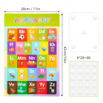 16 tk/komplekt Laste seinadiagramm Matemaatika &Otilde;ppeplakat Inglise keeles S&otilde;nad V&auml;rvid Kuud Numbrid Loomad Varajane haridusplakat Lastele m&otilde;eldud m&auml;nguasi