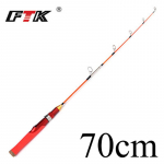 FTK 50cm-80cm talvine j&auml;&auml;&otilde;nge CW10-40G j&auml;&auml;p&uuml;&uuml;girull Talvine pehme &otilde;ngeritv Karpkala p&uuml;&uuml;k C.W 20-40G 70CM punane