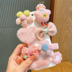 8 tk/komplekt armsad laste juuksen&otilde;elad pl&uuml;&uuml;sis loomade vibu lillelised Kawaii printsessi juukseklambrid peakatted beebidele t&uuml;drukutele laste juuste aksessuaarid