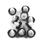 BROSS Autoosade BCF683 10-osaline ukseliistu paneeli kinnitus Peugeot Citroen 6991.Y8 jaoks; Renault: 7703077469; Skoda: 5J0 867 276
