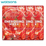 Watsons Love My Glow Tomato energiseeriv mask, 100% vegan, dermatoloogiliselt testitud, 30 ml. x 3 tk - N&auml;omask, Maskileht 30 ml. x 3 pcs