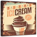 L&otilde;uenditr&uuml;kk Vintage m&auml;rk 30x30 pruun