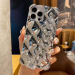 Luksuslik Glitter Diamond K&auml;ev&otilde;ru telefoni&uuml;mbris Iphone 14 13 12 11 Pro Max Xr Xs Max 14 Plus 3D Plating P&otilde;rutuskindel kate For iPhone 14Pro Max
