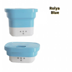 Kaasaskantav v&auml;ike kokkupandav pesumasin aluspesu sokkide imikute riiete puhastamiseks [1] roosa