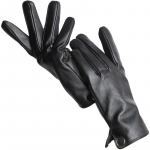 Talvised nahkkindad meestele, soojad puuvillase voodriga kindad, s&otilde;idukindad v&auml;litingimustes 8011Y 9.5 must