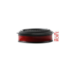 Universaalne must s&uuml;sinikkiust poritiiba Flare auto rataste kulmude kummikaitse ribakaitse rattakaare trimmikaare pikendaja 3.8CM Black black