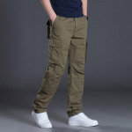 Meeste Multi Pockets Cargo Harem P&uuml;ksid Vabaaja spordip&uuml;ksid Joggers p&uuml;ksid S roheline/kollane