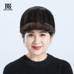 Karusnaha m&uuml;ts emane s&uuml;gis ja talv soe naarits karusnahast naarits Nahast talvem&uuml;ts keskealine ja vanem ema vana daam pardi keelek&uuml;bar Adjustable（54-60CM）