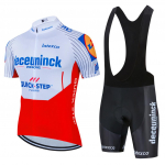 2025 Pro Team Deceuninck Quick&middot;Step Jalgrattas&auml;rk &Uuml;likond S&auml;rgid Rattakomplekt Jakk Traksidega P&uuml;ksid Maillot Jalgrattakomplekt XL