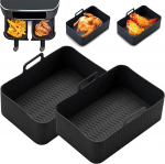 2 komplekti silikoonist &otilde;hufrit&uuml;&uuml;ri vormid silikoonist &otilde;hufrit&uuml;&uuml;ri tarvikud Ninja Foodi Maxi &otilde;hufrit&uuml;&uuml;rile