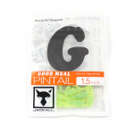 Jackall Soft Lure Good Meal Pintail 1,5 tolli kuuma laimi h&otilde;&otilde;guv diagramm (4853)