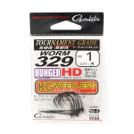 Gamakatsu 68149 Worm 329 riidepuu HD Weedless suurus 1,5 paki kohta (8231)