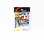 Omanik JR-10L Jika Rig Sinker Worm Hook 3/16 Oz Suurus 1/0 (5640)