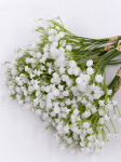6 kimpu kunstlik beebi hingamislill Gypsophila valge pulmafotode kodukaunistuseks valge