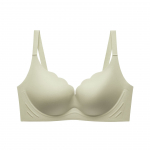 Pehme toega push-up &otilde;mblusteta aluspesu naiste kerge ja hingav ilma terasr&otilde;ngata naked sense rinnahoidja push-up fikseeritud kupuga rinnahoidja S