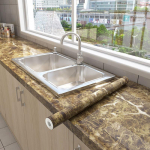 60cm * 1M/3M/5M/k&ouml;&ouml;k veekindel, &otilde;likindel, tulekindel, paksendatud marmorist tapeet, seina niiskuskindel, isekleepuv seinakleebis 60cm*3m