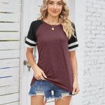 GMXIA naistemood vabaaja &uuml;hev&auml;rvilise tr&uuml;kiga l&uuml;hikeste varrukatega kaelusega pluusid ja s&auml;rgid S valge