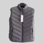 Kerge meeste vest Noorte ja keskealiste udusulgedega puuvillast camisole vabaaja &auml;rispordiga meeste paksendatud &uuml;ler&otilde;ivaste vest XL